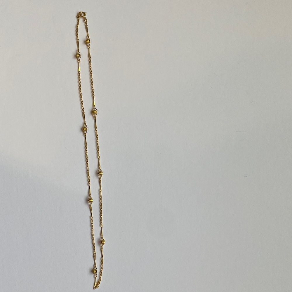 Vintage Costume Gold Tone Necklace